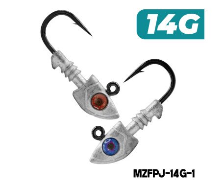 AQUA MARINE - Predator Jighead - 14G (Hook: 32833UN-BN 3/0)
